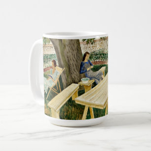 Mug Eric Ravilious - Deux femmes dans un jardin,