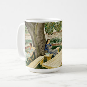 Mug Eric Ravilious - Deux femmes dans un jardin,