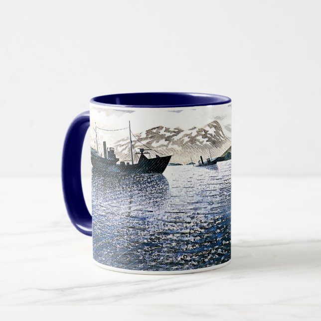 Mug Eric Ravilious - Norvège, art du réalisme magique (Devant gauche)