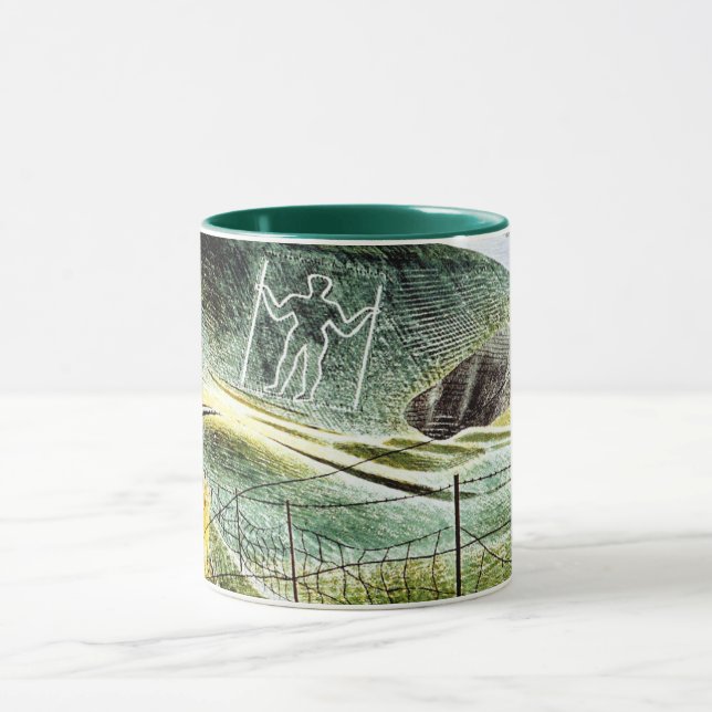 Mug Eric Ravilious - The Wilmington Giant, fine art (Centre)