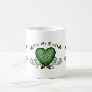 Mug Erin go bragh Coeur irlandais muet