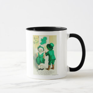 Mug Erin Go Bragh Couple regardant Irlande Carte
