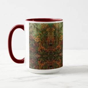 Mug Ernst Haeckel Muscinae illustration vintage