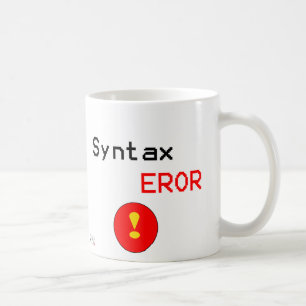 Mug Erreur de syntaxe