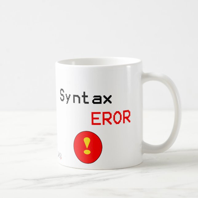 Mug Erreur de syntaxe (Droite)