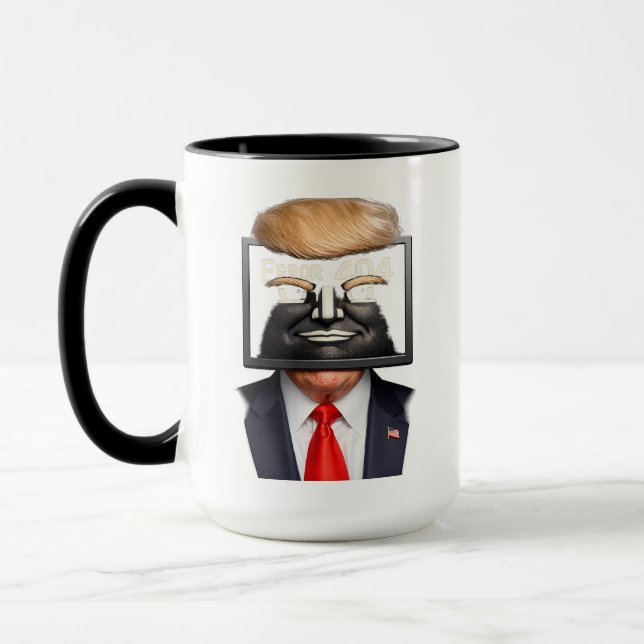 Mug Error 404 – Trump Parody (Gauche)