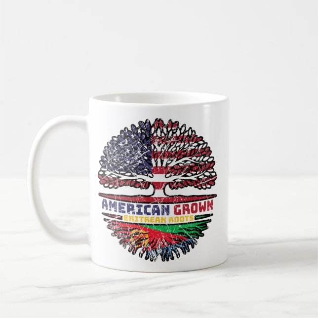 Mug Erythrée Ertrean US American USA United States (Gauche)