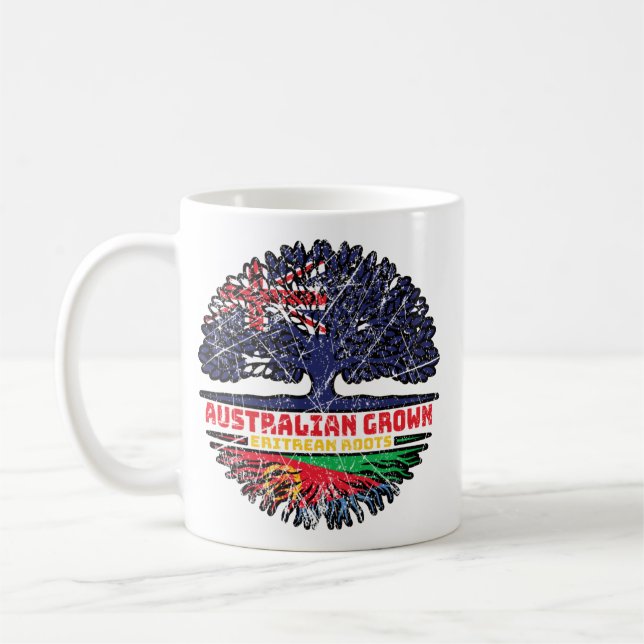 Mug Erythrée Erythrée Australienne Australie Racines d (Gauche)