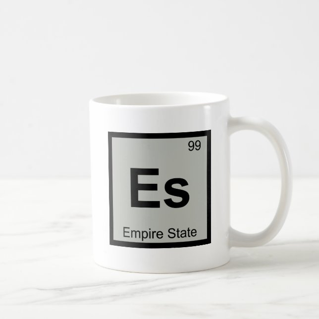 Mug Es - Empire State Chimie Symbole New York (Droite)