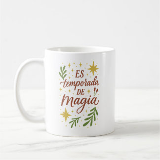 Mug Es Temporada de Magia ✨ | Festive Botanical