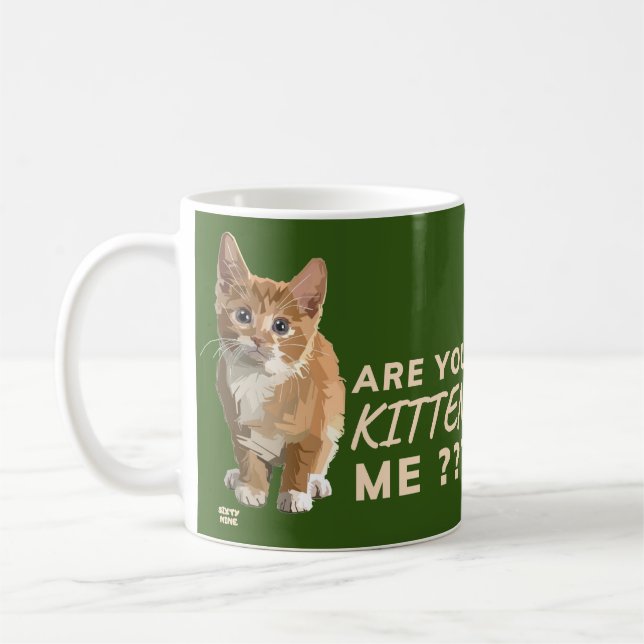 Mug "ES-TU EN TRAIN DE ME FAIRE CUIRE" drôle, mignonne (Gauche)