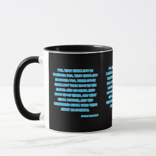 Mug Esaïe 40:24 KJV Bible Écriture Deux Tons