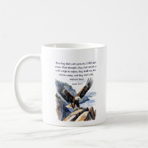 Mug Ésaïe 40:31 Ceux qui attendent sur le Seigneur