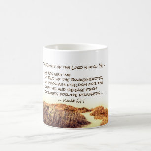 Mug Ésaïe 61:1 L'Esprit du Seigneur Me regarde,