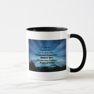 Mug Esaïe 9:6 Car pour nous un Enfant est né.