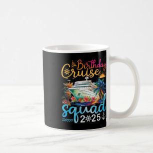 Mug Escadron de croisière d'anniversaire 2025 Vacances