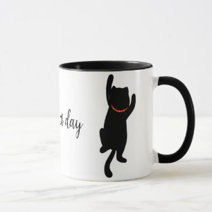 Mug Escalade Cat avec texte
