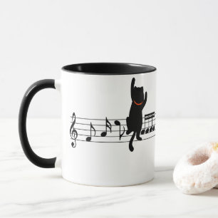 Mug Escalade Cat Sur La Musique