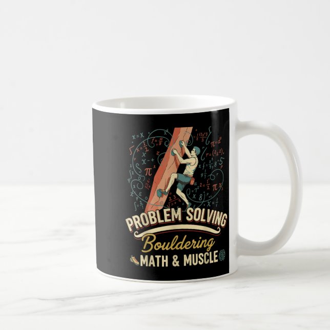 Mug Escalade de résolution de problèmes de mathématiqu (Droite)