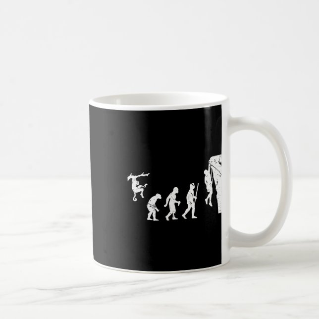Mug Escalade Évolution de grimpeur Bloc  (Droite)