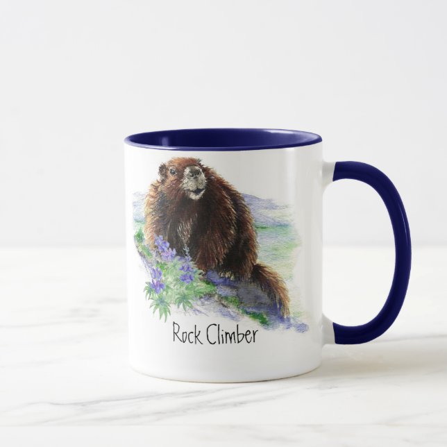 Mug Escalade - Marmot - Animal (Droite)