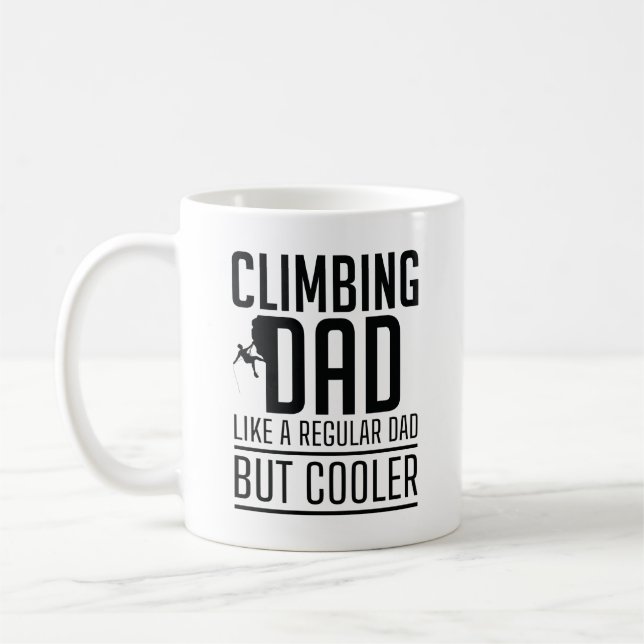 Mug Escalade Papa Comme Un Père Régulier Mais Glacière (Gauche)