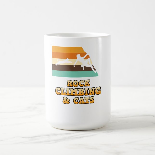 Mug Escalade Rocheuse Et Chats Montagnard Grimpeur Lir (Centre)