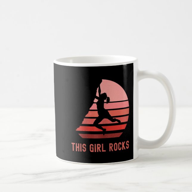 Mug Escalade Rock Cette Fille Roche Bouldering Mountai (Droite)