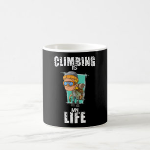 Mug Escalade Rock Mountains Climber Climber Idée cadea