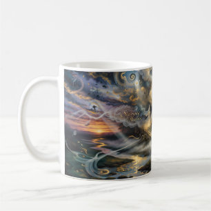 Mug Escalier vers le rêve de la forêt céleste sur un m