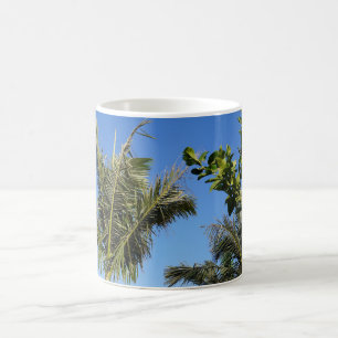 Mug Escapade ensoleillée : Palmiers se balancent dans