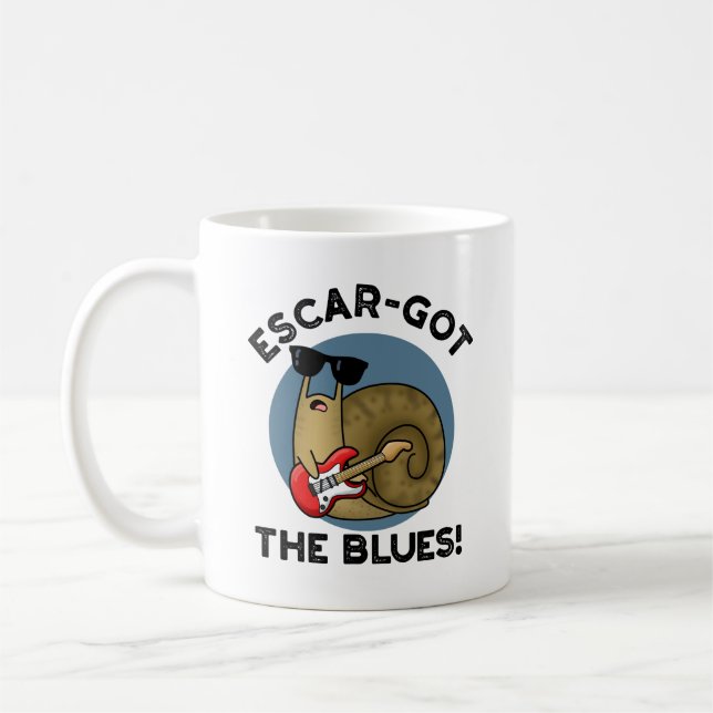 Mug Escar a obtenu le blues drôle Escargot Snail Pun (Gauche)
