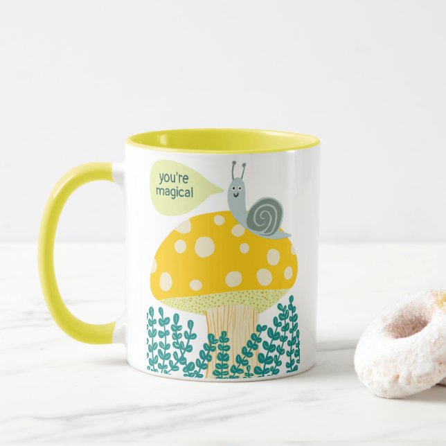 Mug Escargot de Whimsical sur Champignons Magiques PER (Avec donut)