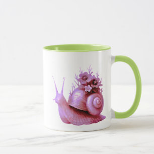 Mug Escargot livreur de fleurs
