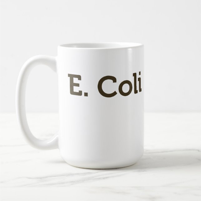 Mug Escherichia coli se produit (Gauche)