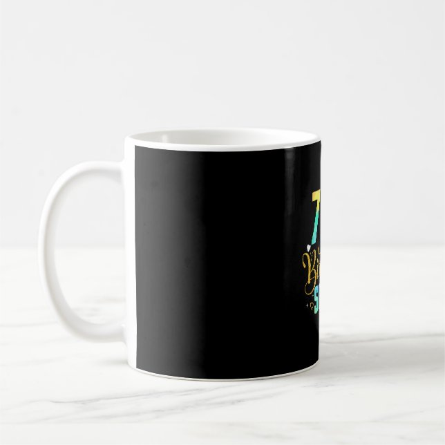 Mug escouade d'anniversaire 75 teinture tie-dye 75 ans (Gauche)