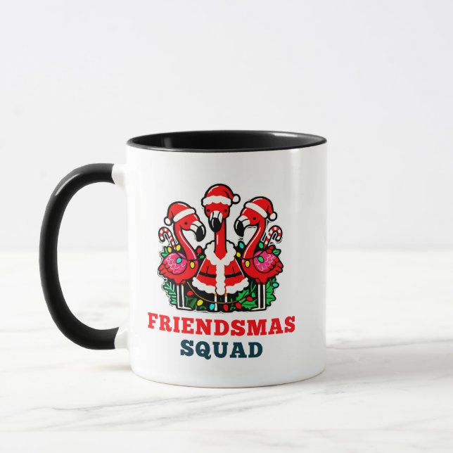 Mug Escouade de Flamant rose des amis (Gauche)