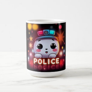 Mug Escouade de police mignonne – Conception de patrou