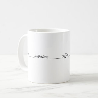 Mug Escribe One nutritive coffee