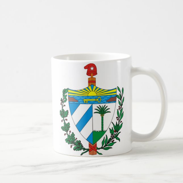 Mug Escudo de la Republica De Cuba (Droite)