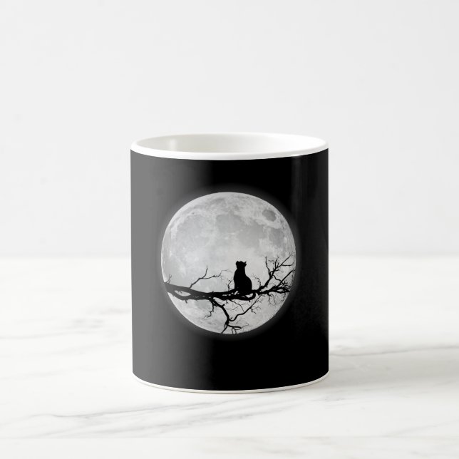 Mug Espace Chat Pleine lune Lune (Centre)