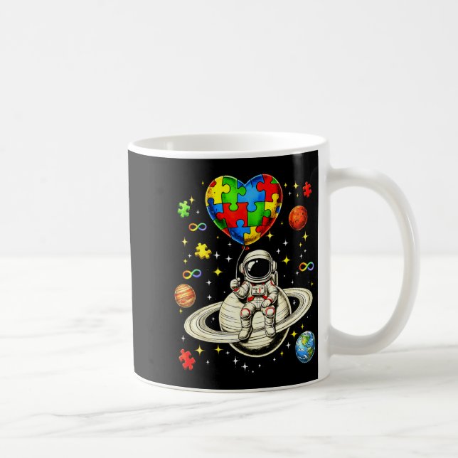 Mug Espace de sensibilisation à l'autisme astronaute p (Droite)