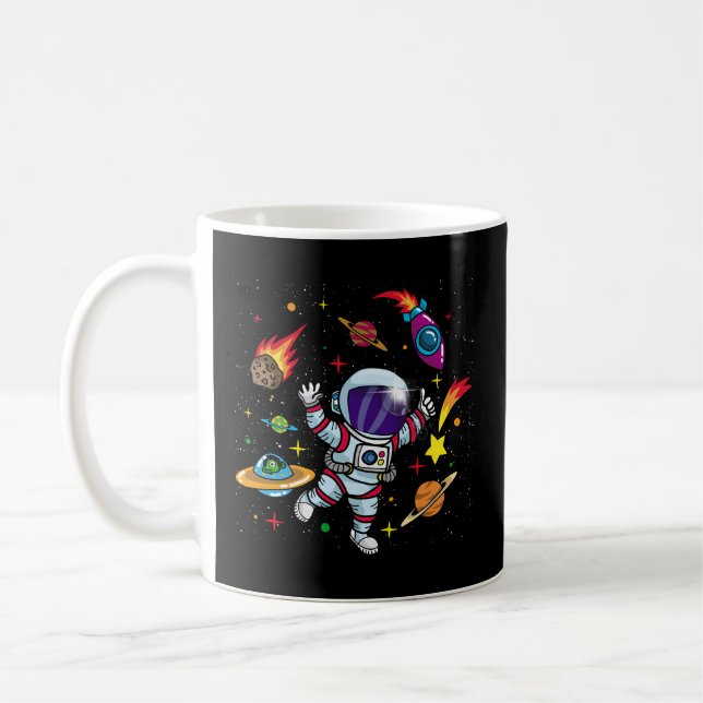 Mug Espace Extérieur Pour Les Enfants Sci Fi - Astrona (Gauche)