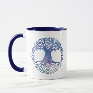 Mug Espace extra-atmosphérique Galaxie Arbre celtique