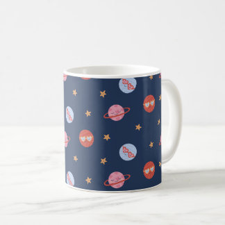 Mug Espace pour enfants motif mini avec planètes et ét