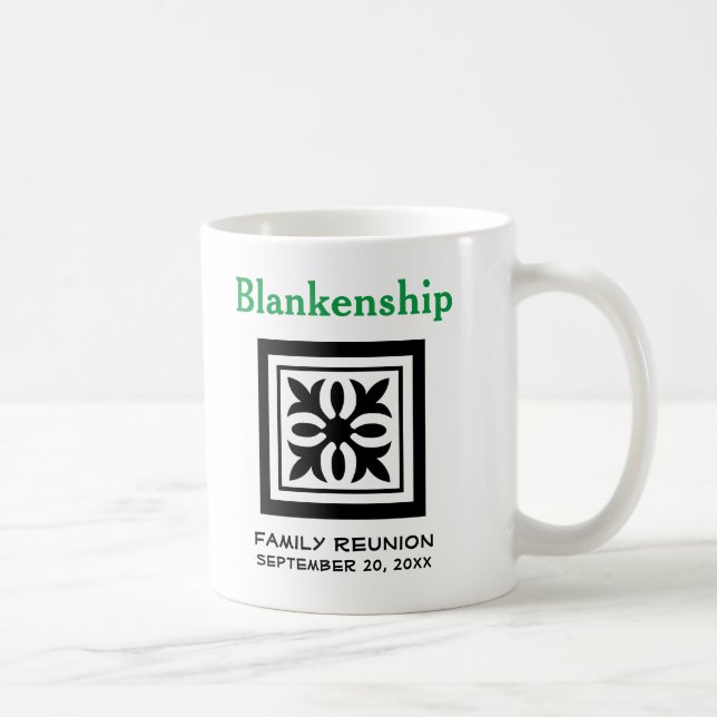 Mug Espace réservé de la table de réunion de famille d (Droite)