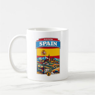 Mug Espagne Barcelone Drapeau Europe