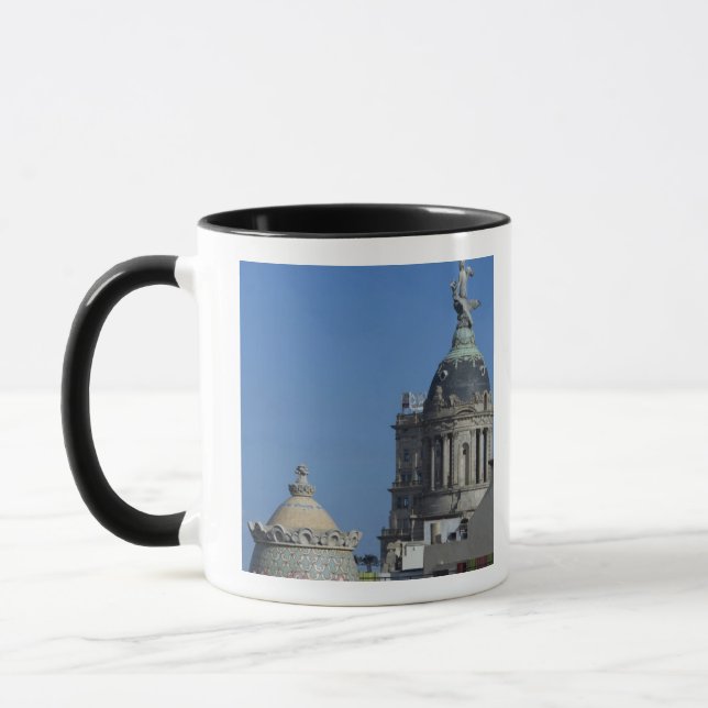 Mug Espagne, Catalogne, Barcelone. Le toit de Barcelon (Gauche)