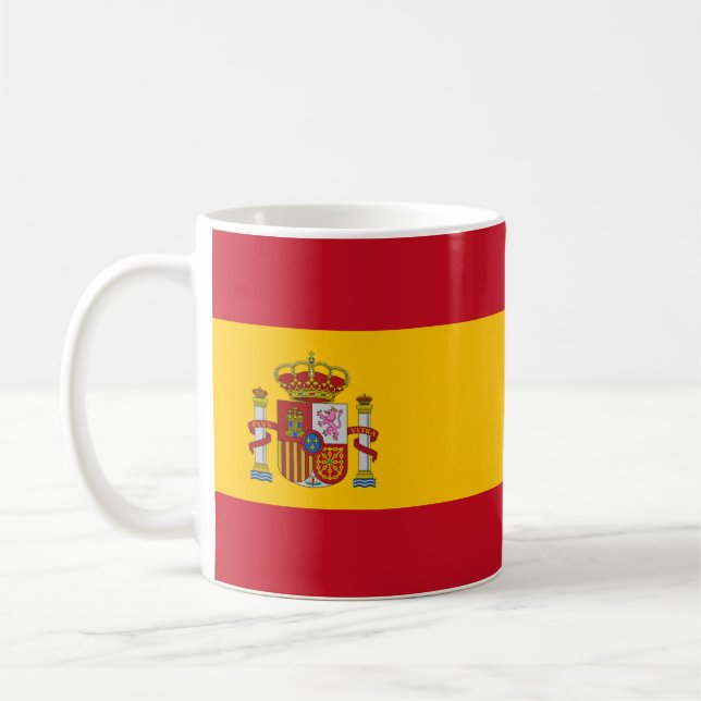 Mug Espagne Drapeau en céramique Musique (Gauche)