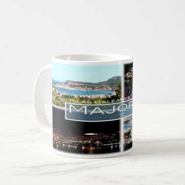 Mug Espagne - Espana - Baléares - Majorque - (Devant gauche)